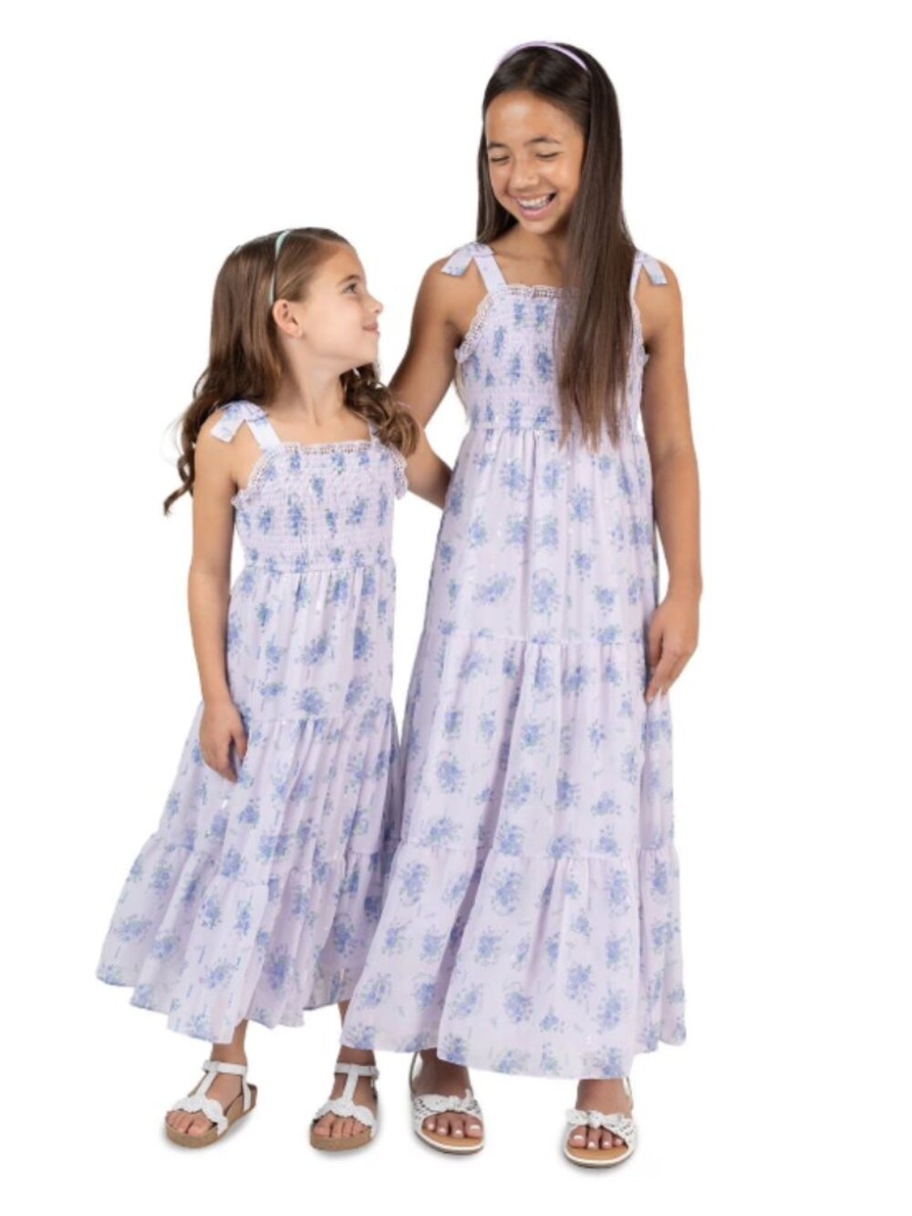 Rare Editions Girls Chiffon Maxi Dress